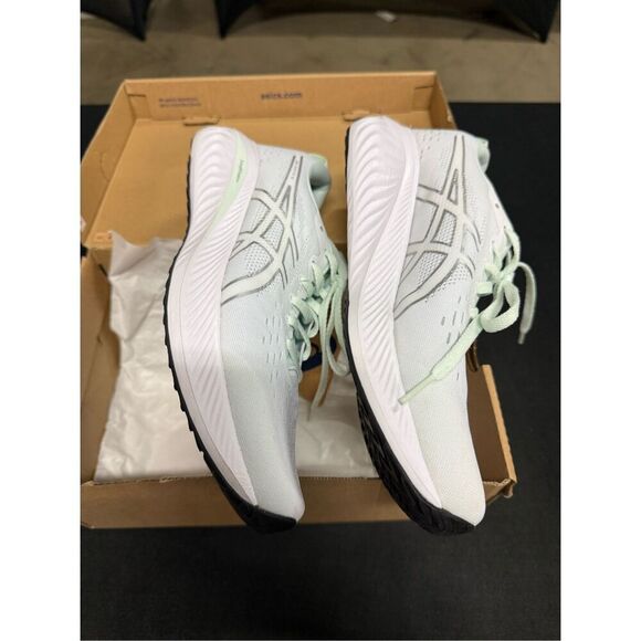 Asics Gel Excite 10 White Pure Silver Court Shoes Sneakers 9.5 - Picture 3 of 6